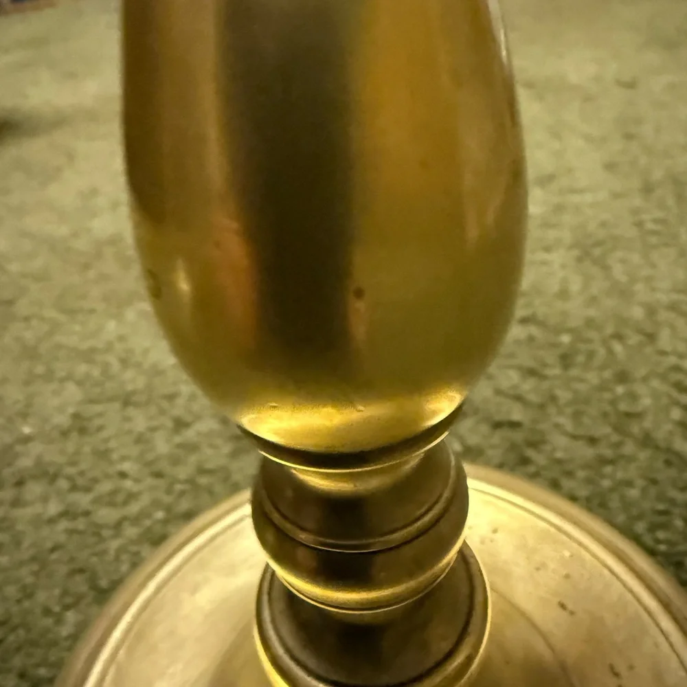 Antique Solid Brass Candle Sticks/Holders